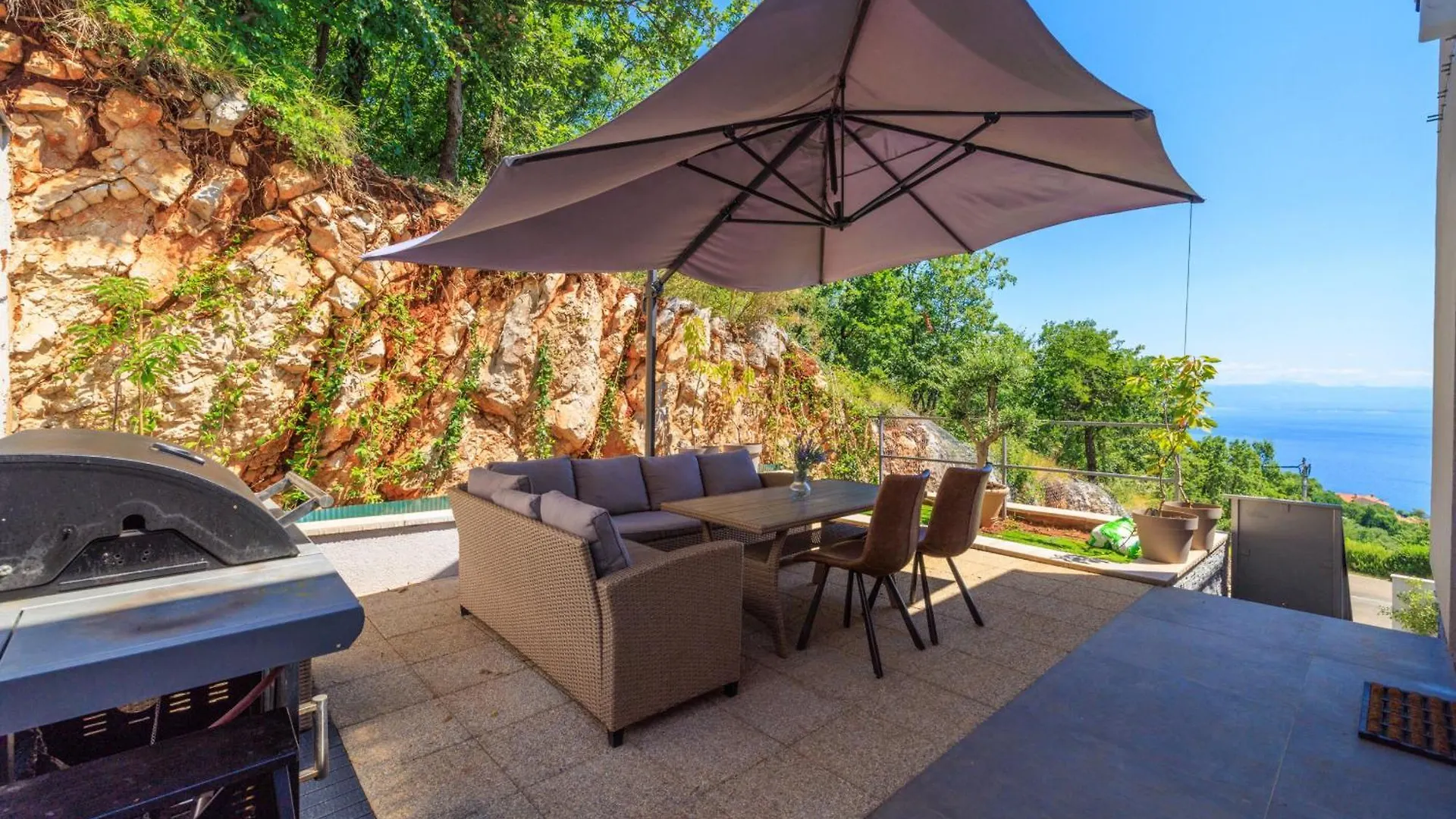 Villa Levant For 10 People Near Opatija With Jacuzzi & Sea View Moscenicka Draga